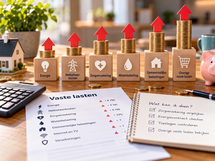 Alles wordt duurder; vaste lasten stijgen hard in 2027 