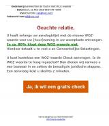 Let op: foutieve e-mail in omloop