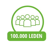 Reeds 100.000 leden gingen u voor