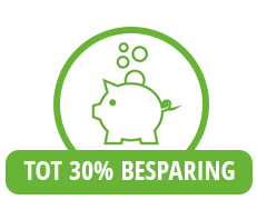 30 procent besparing