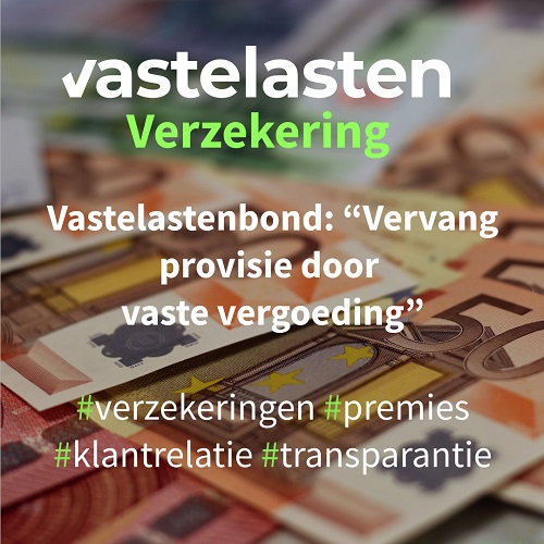 Stop met provisie, maar ga over op een vaste vergoeding 