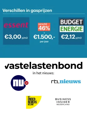 De Vastelastenbond is vaak in het nieuws. Publicaties zijn op ondermeer Nu.nl, RTL Nieuws en Business Insider Nederland verschenen. 